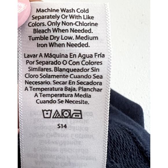 Free Assembly Mini Shift Dress Women Size XS Blue Long Sleeve Coastal Nautical - Picture 10 of 10